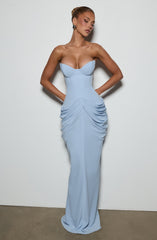 Chiara Maxi Dress - Glacier Blue