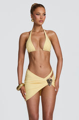 Edie Mini Sarong - Lemon