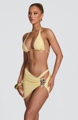 Edie Mini Sarong - Lemon