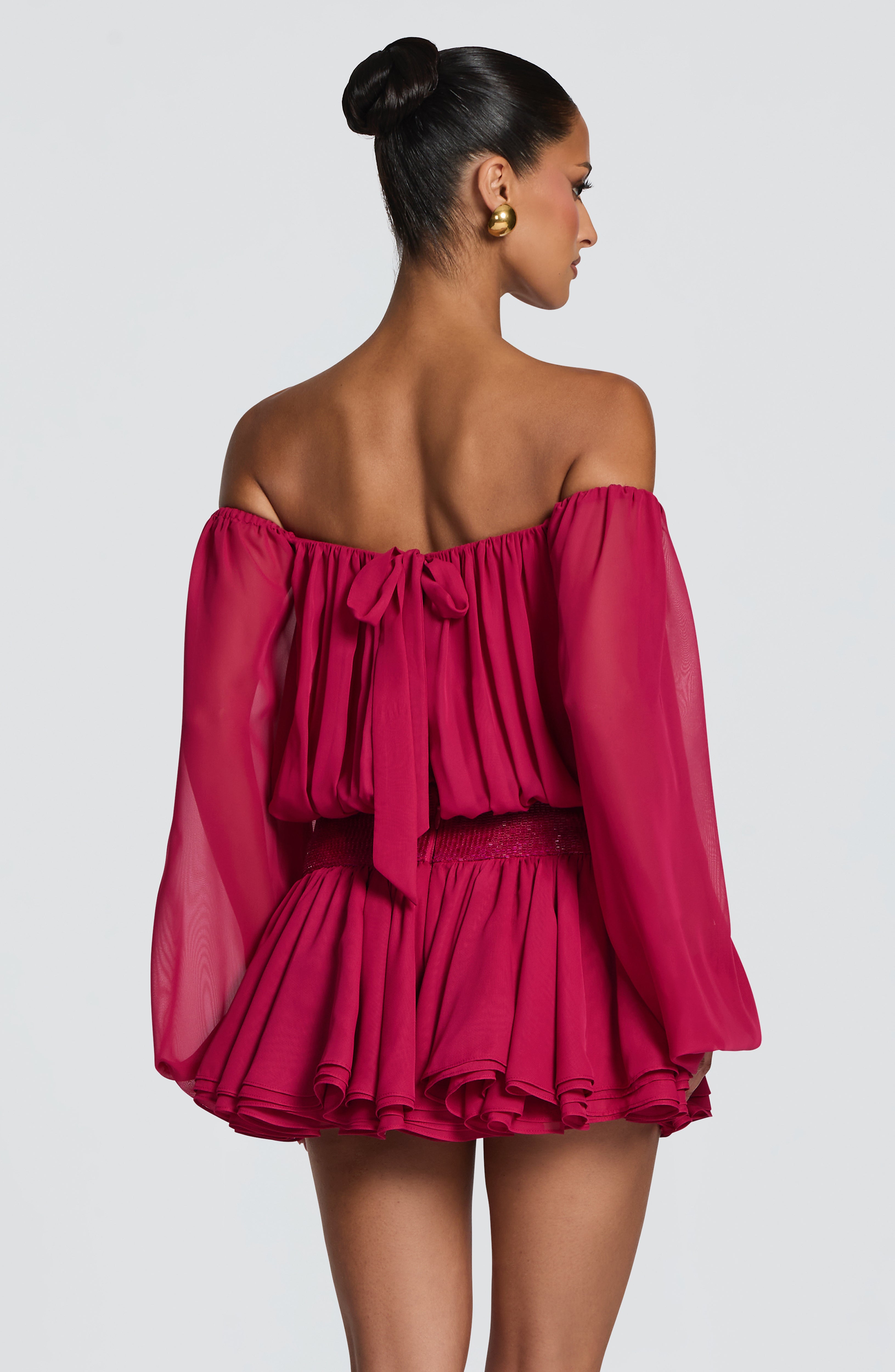 Deja Playsuit - Raspberry