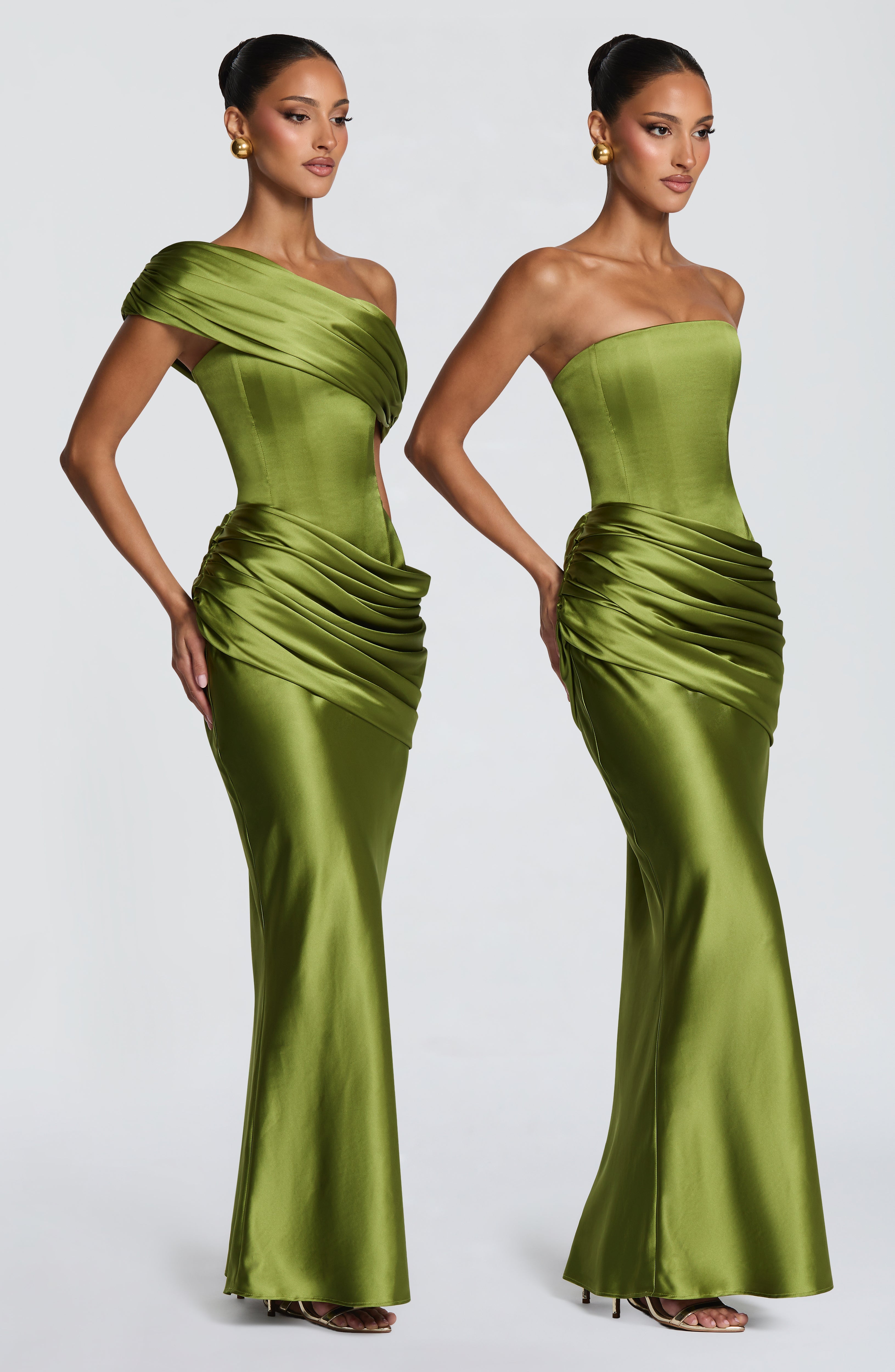 Ella Maxi Dress - Olive