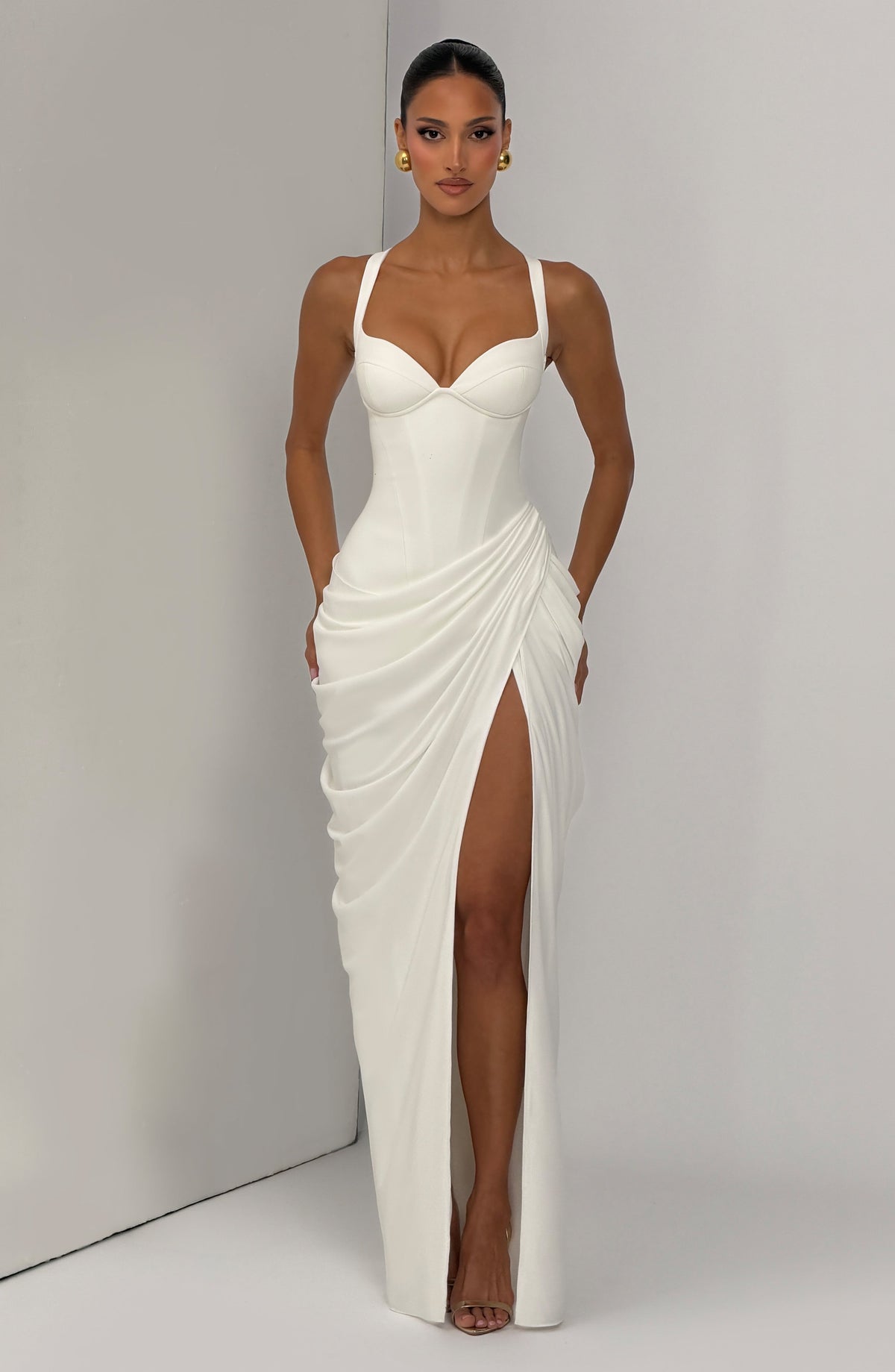 Elara Maxi Dress - Ivory