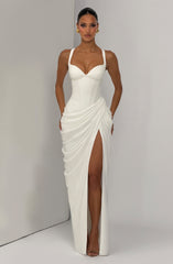 Elara Maxi Dress - Ivory