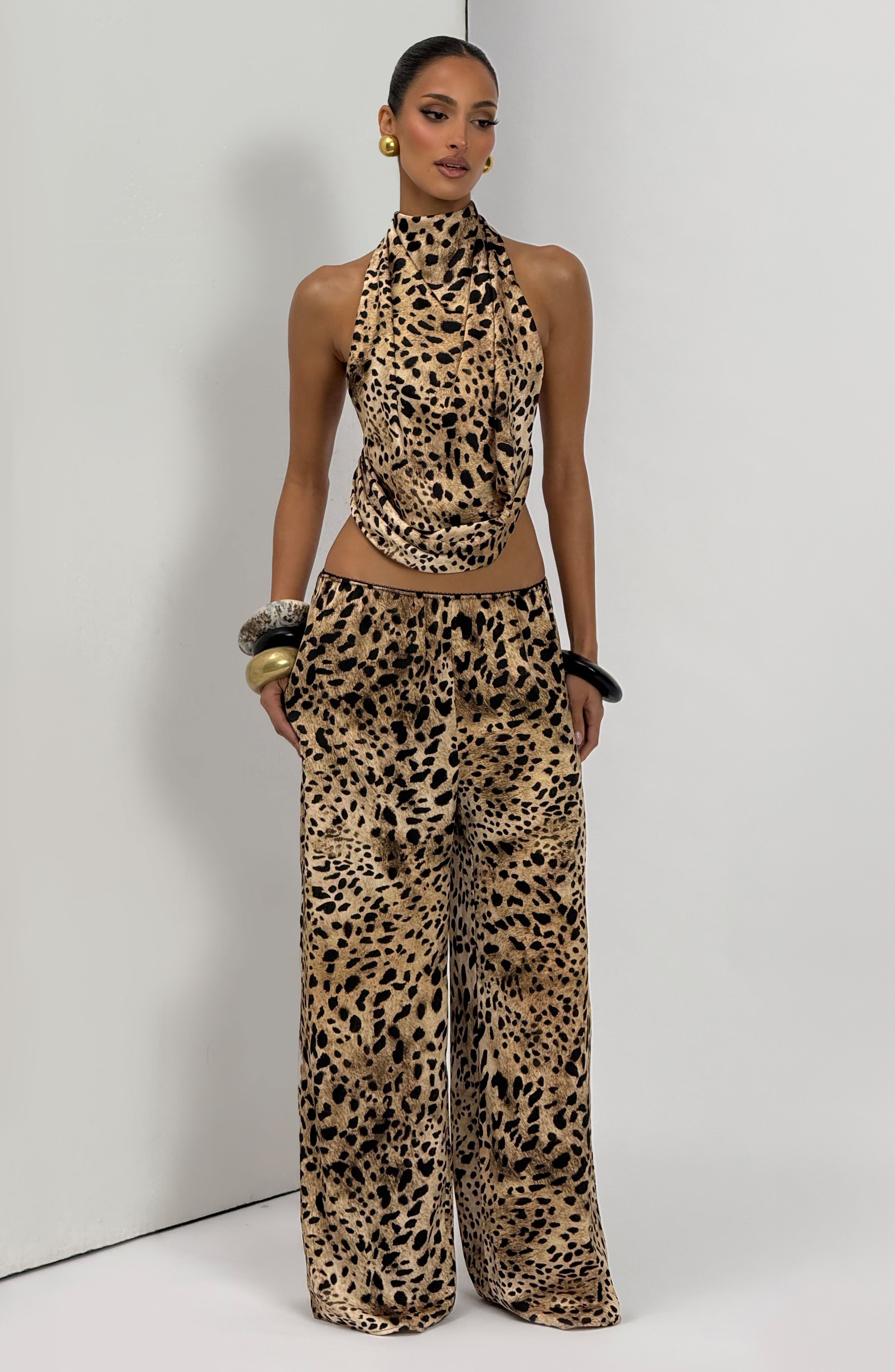 Hazel Top - Leopard Print