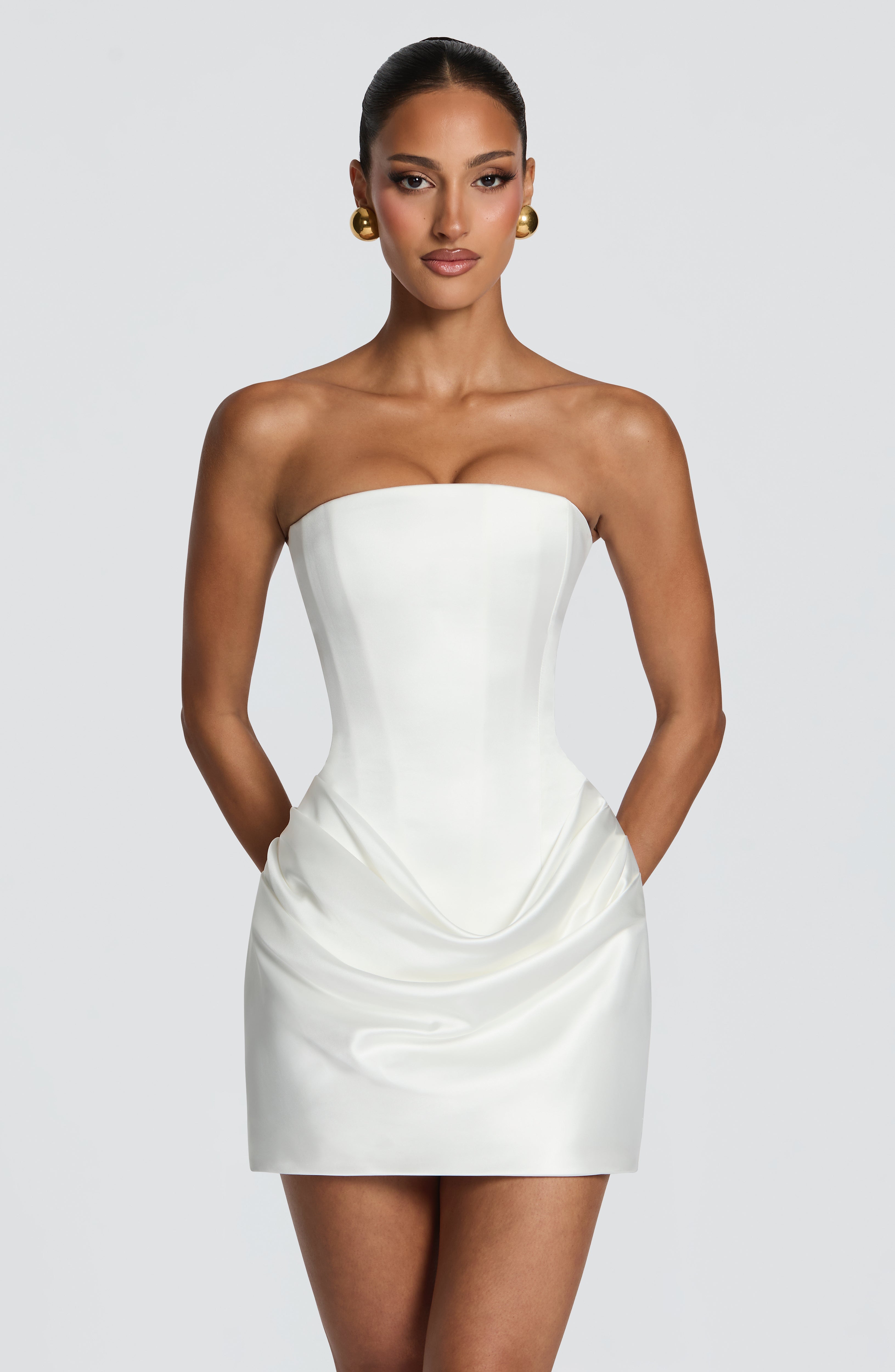 Ella Mini Dress - Ivory