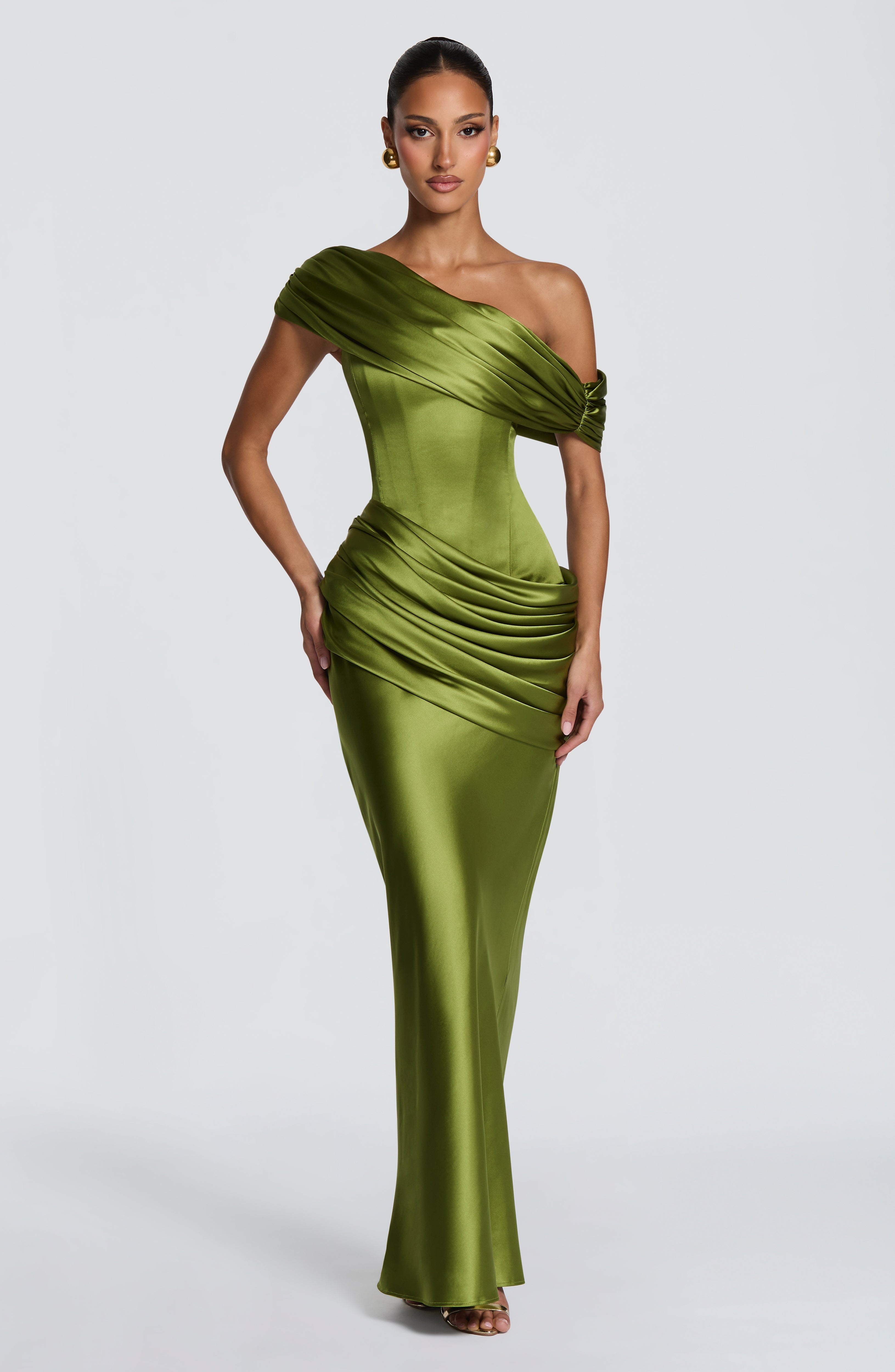 Ella Maxi Dress - Olive