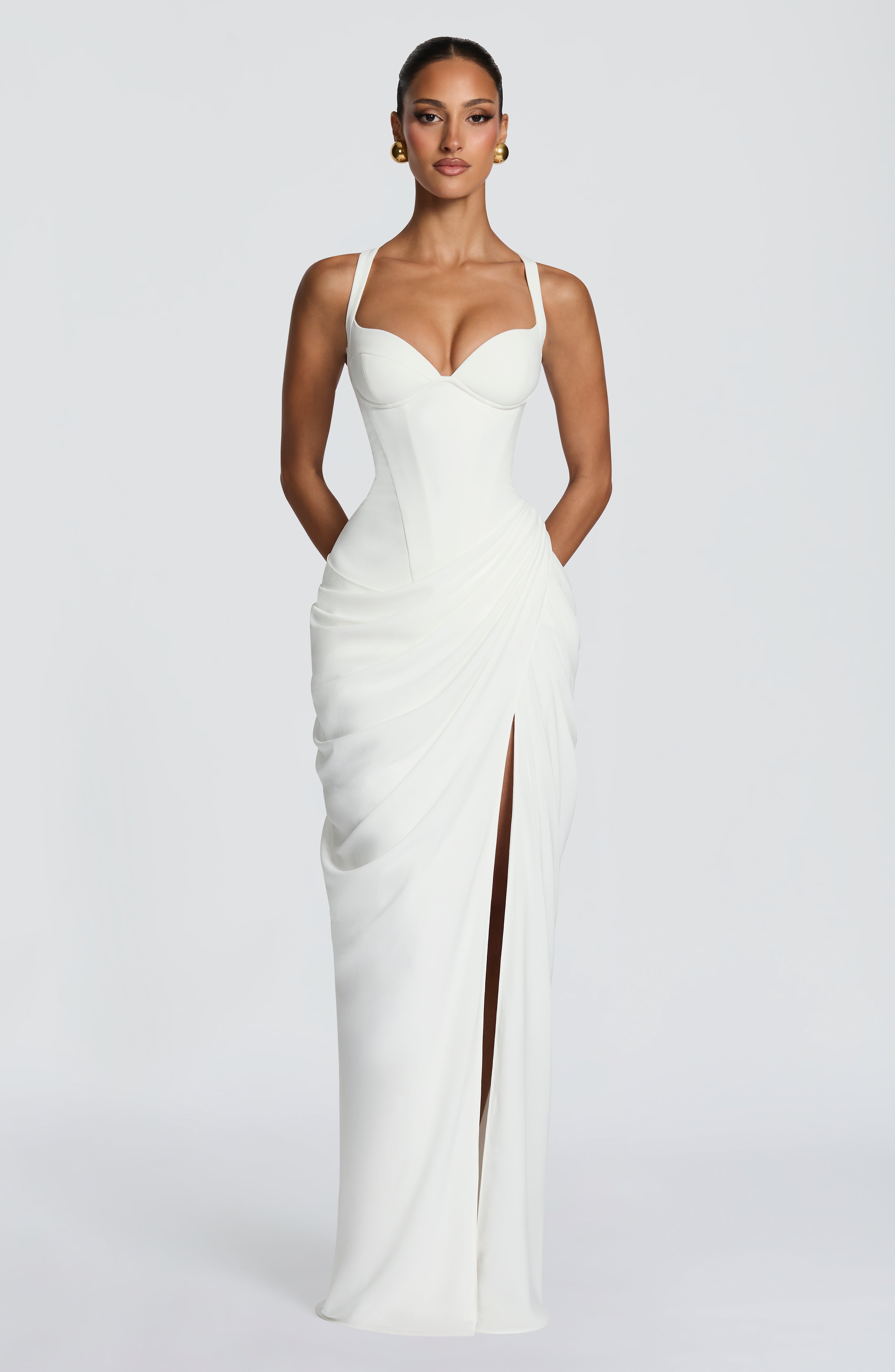 Elara Maxi Dress - Ivory