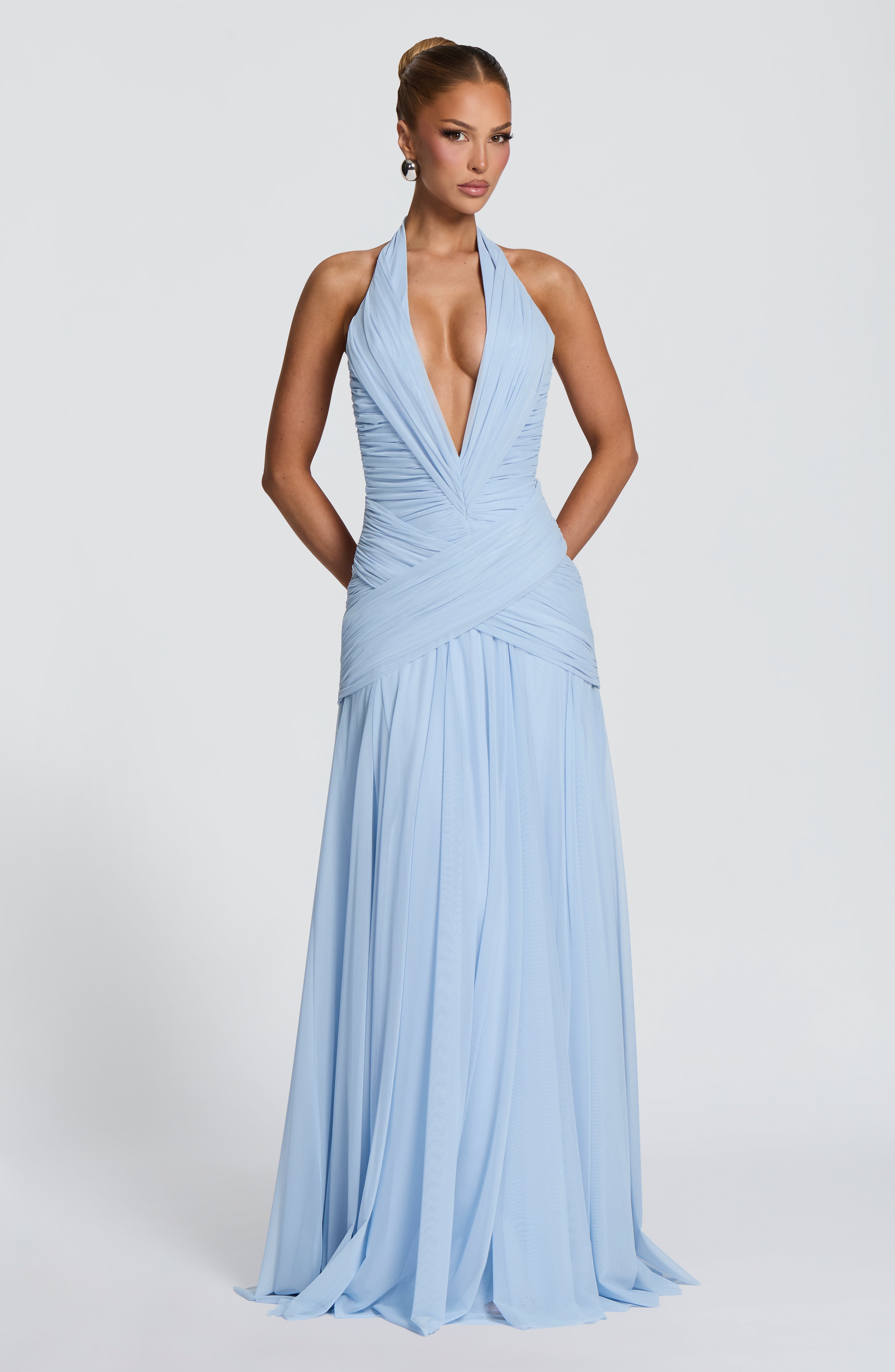 Cleo Maxi Dress - Glacier Blue