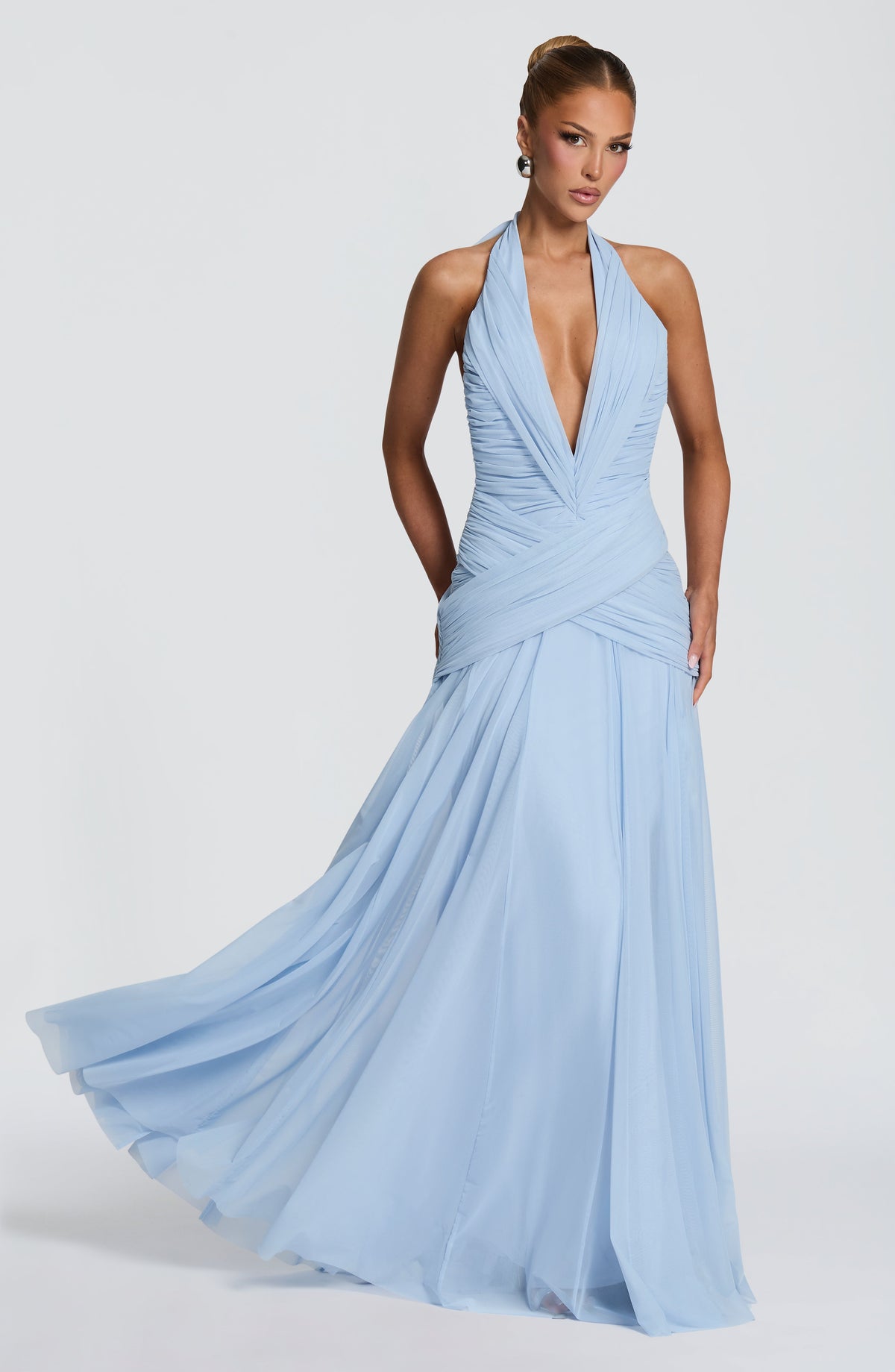 Cleo Maxi Dress - Glacier Blue