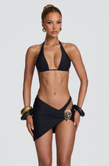 Edie Mini Sarong - Black