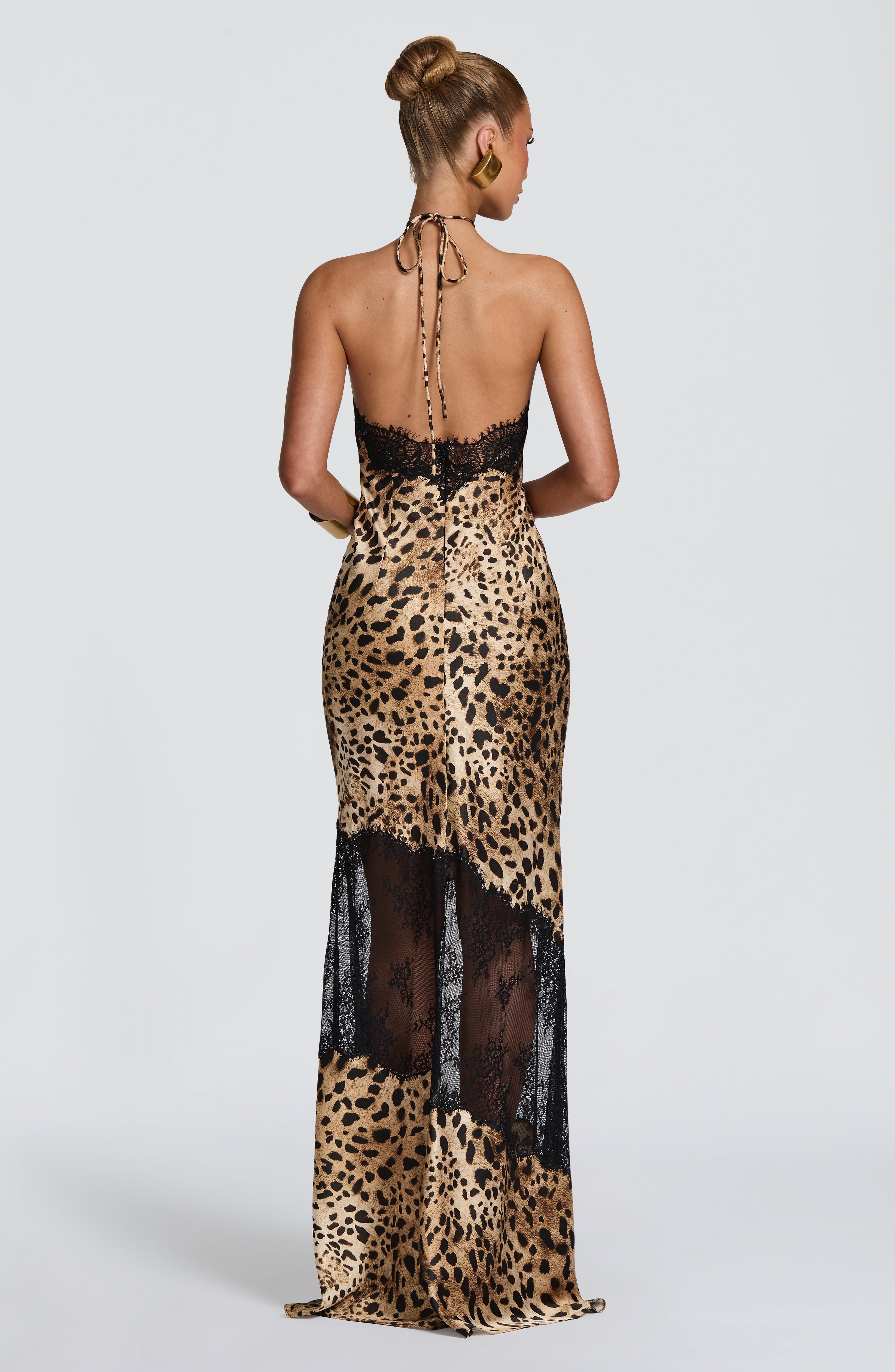 Agnetha Maxi Dress - Leopard Print