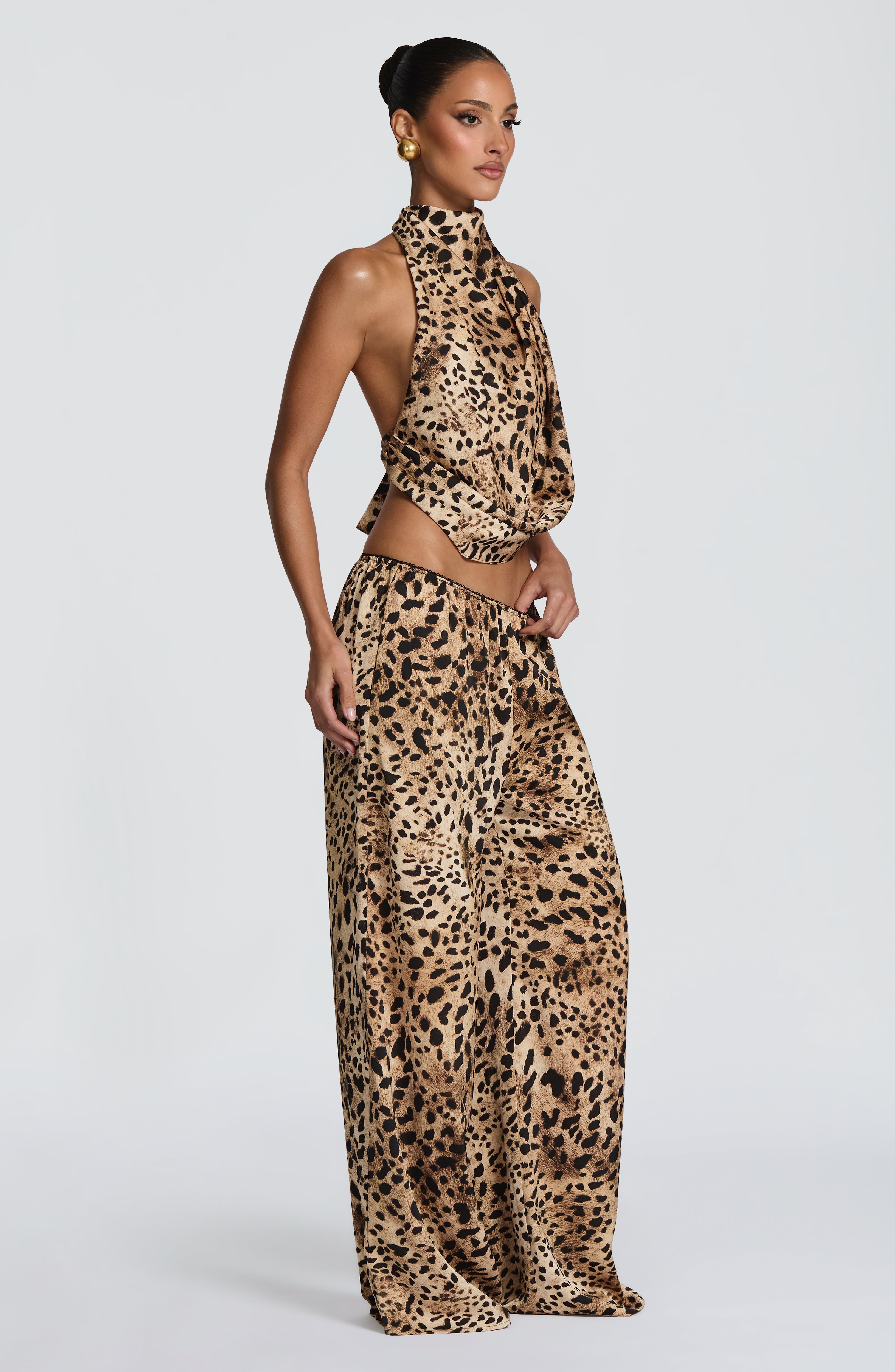 Hazel Top - Leopard Print