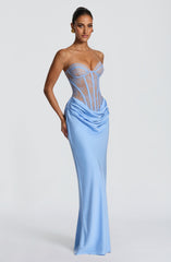 Kathleen Maxi Dress - Powder Blue