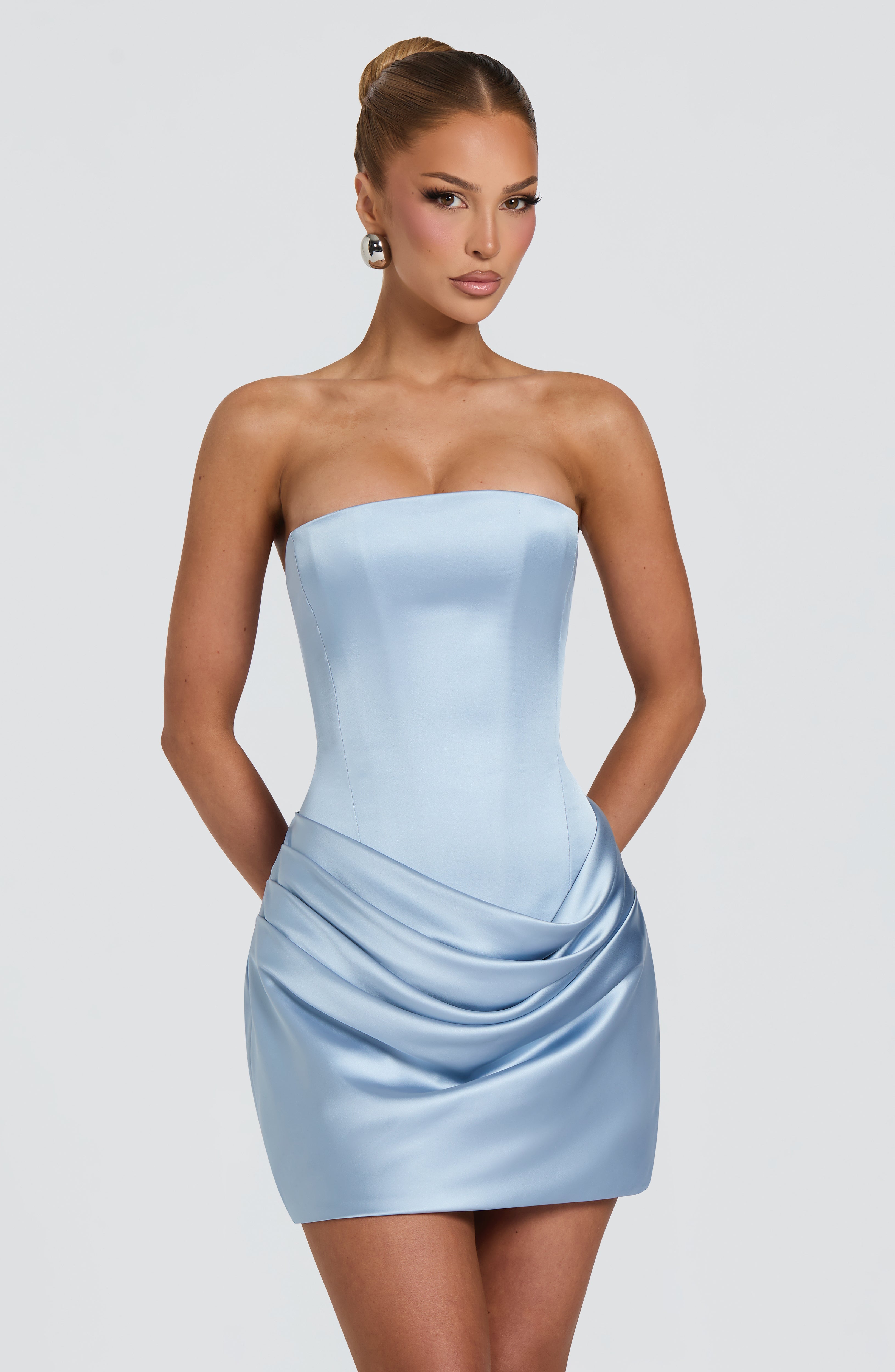 Ella Mini Dress - Glacier Blue