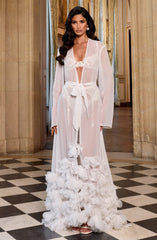 Anwen Dressing Gown - Ivory