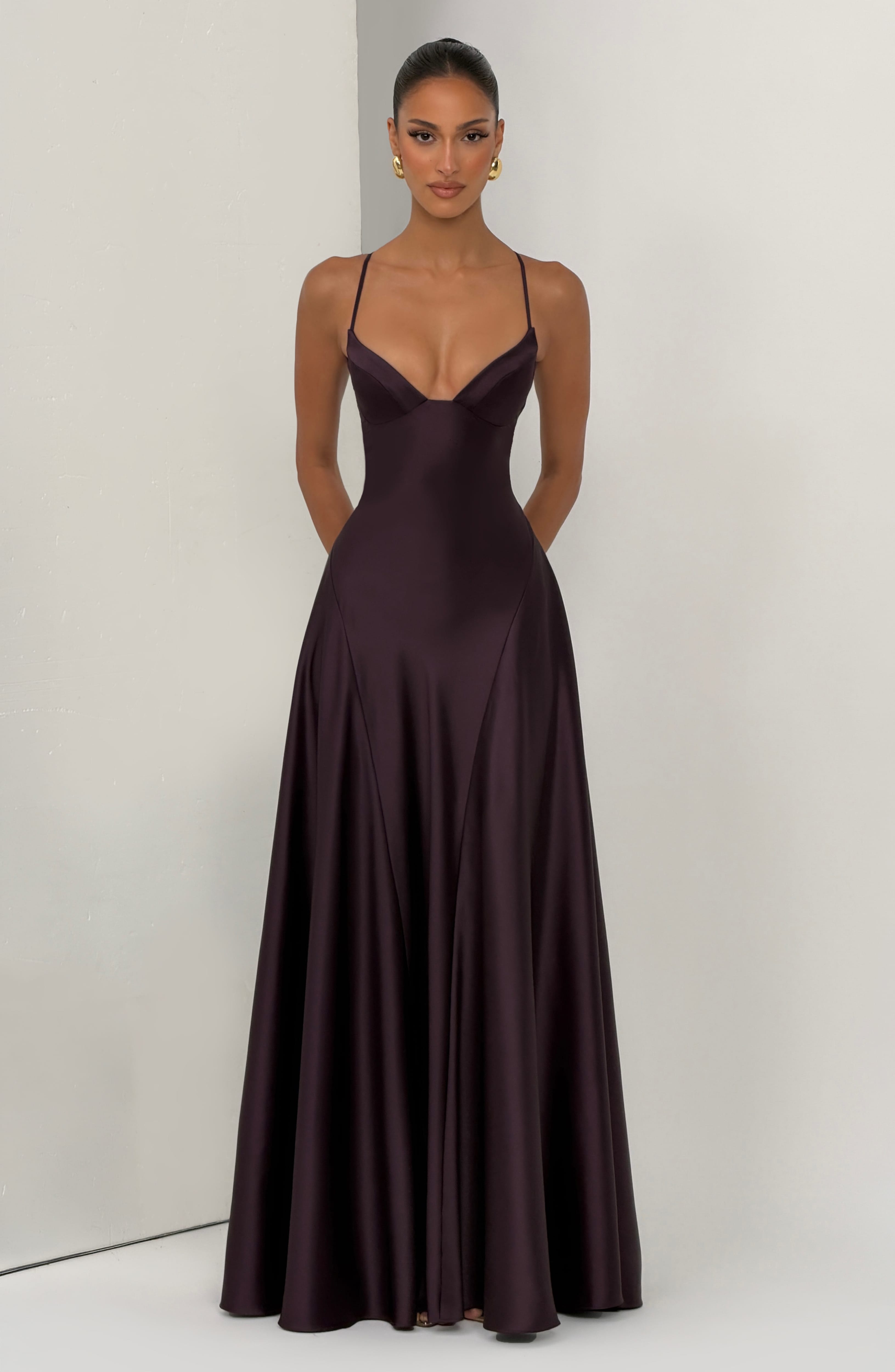 Asterin Maxi Dress - Plum